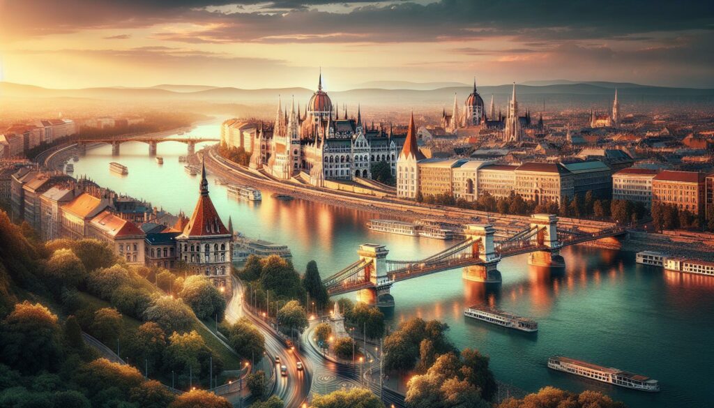 where is budapest hungary located