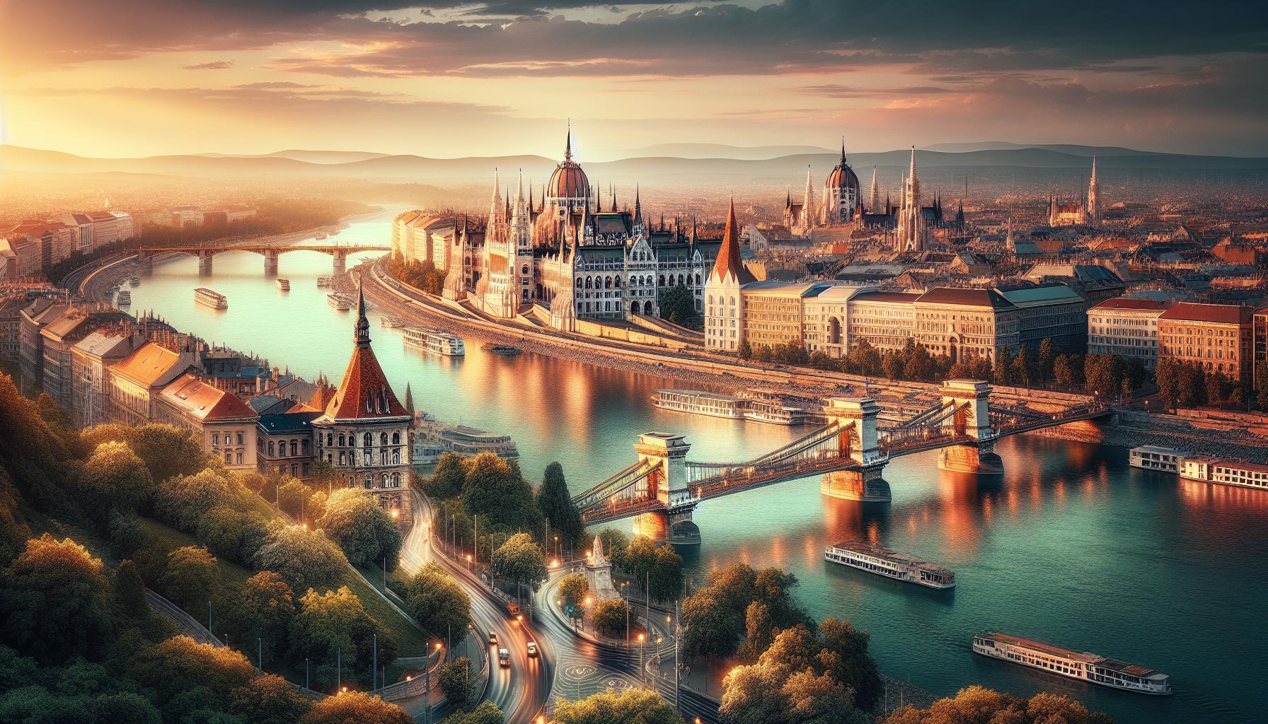 where is budapest hungary located